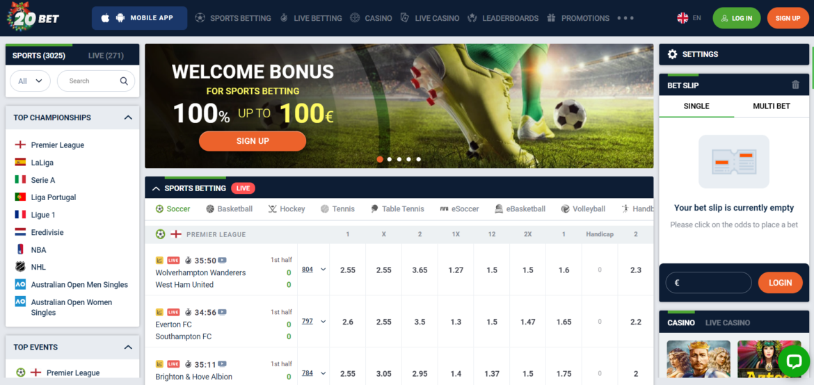 20bet - Top Betting site that accept GCash payments