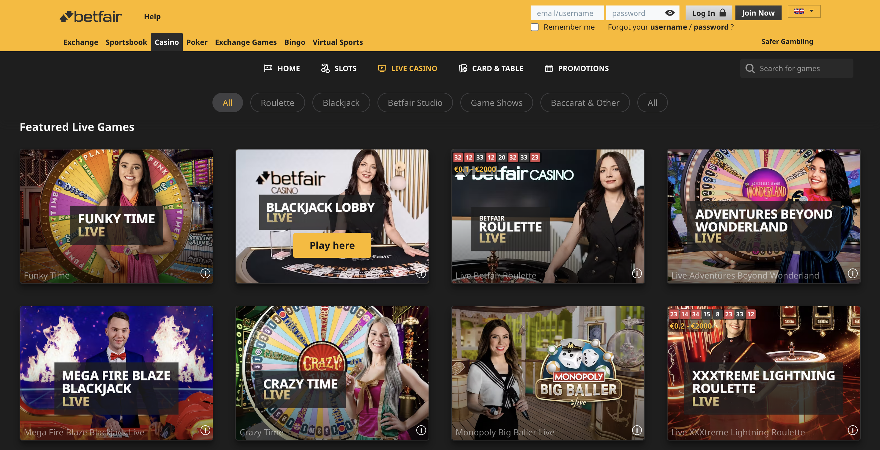 betfair-live-casino