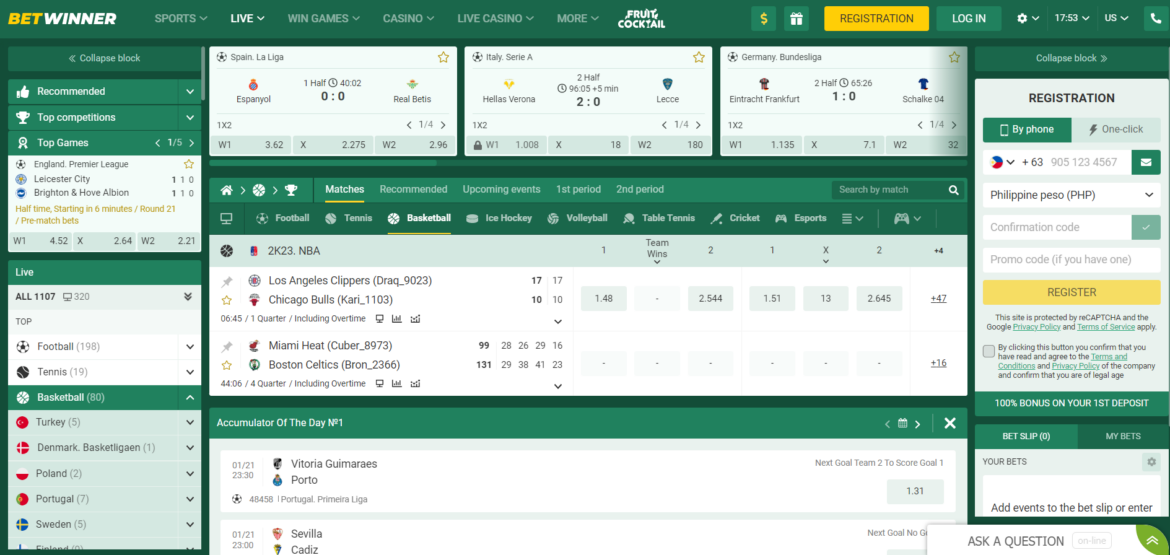 BetWinner - Betting sites in WebMoney
