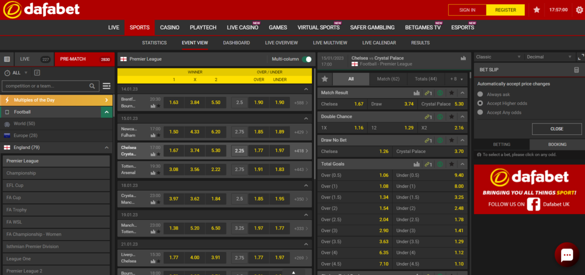 Dafabet - Best Betting Sites in ecoPayz