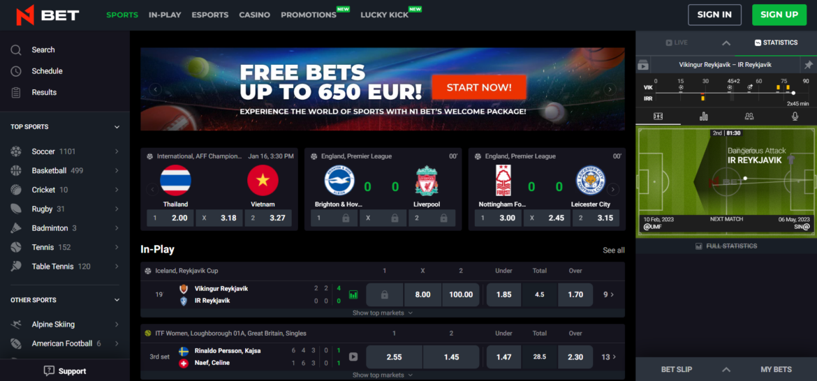 N1Bet - Casino sites with Paysafecard