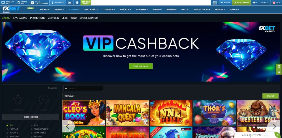 1xBet - Online Casino that accept TruePay