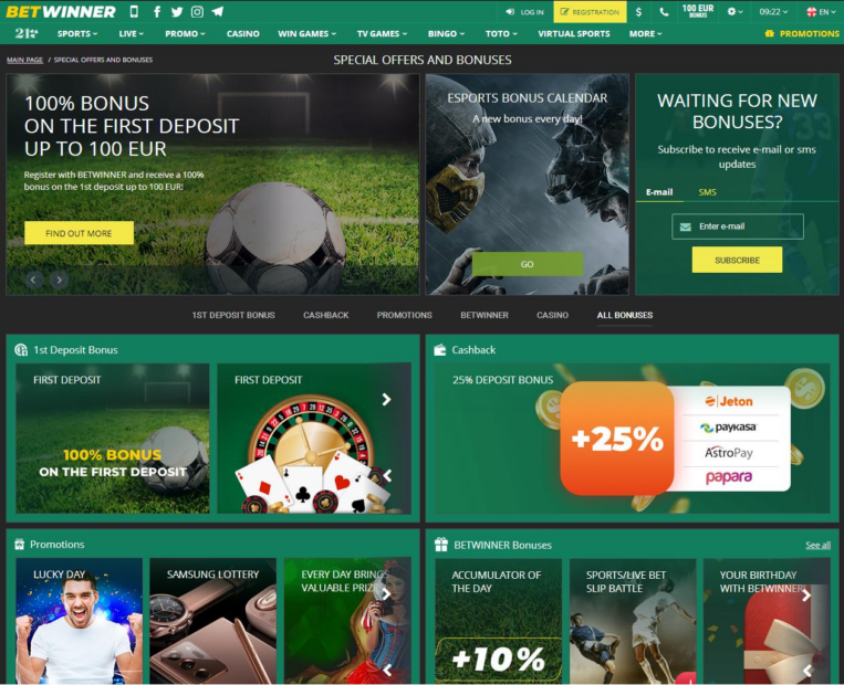 BetWinner is a prominent Asian bookmaker and sportsbook that offers an exhilarating betting experience for enthusiasts in Malaysia