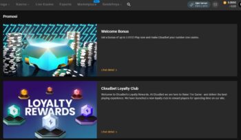 Bonus Selamat Datang Cloudbet