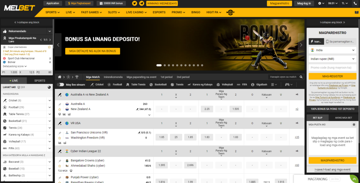 Nangungunang Mga Site sa Pagtaya sa Sports sa 2023 - MelBet